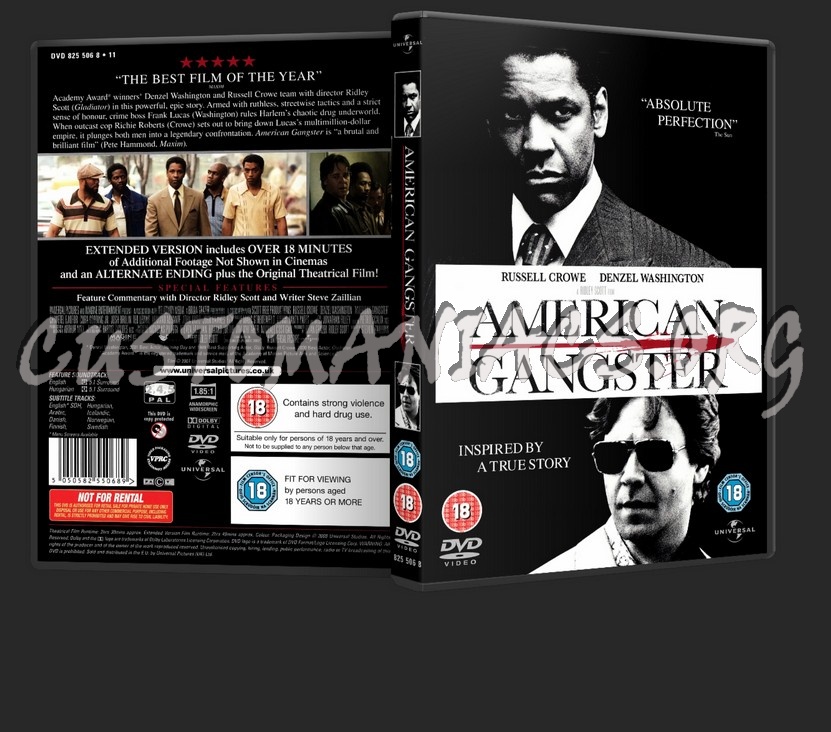 American Gangster dvd cover