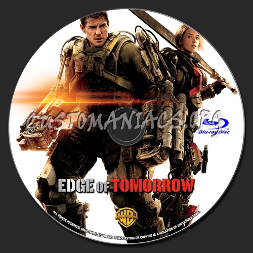 Edge of Tomorrow blu-ray label