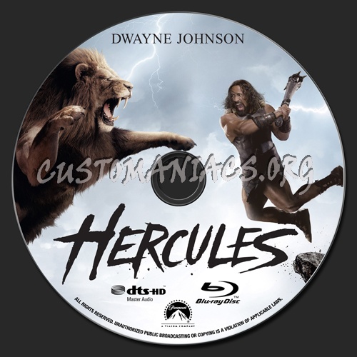 Hercules blu-ray label