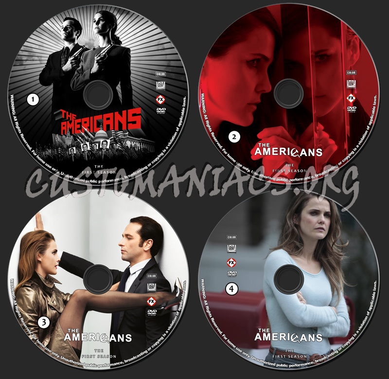 The Americans - Season 1 dvd label