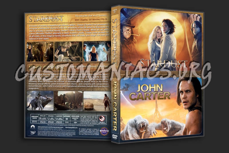 Stardust / John Carter Double dvd cover