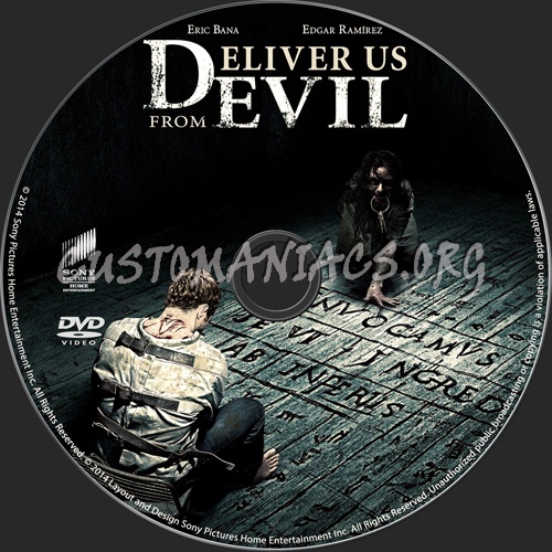 Deliver Us From Evil dvd label