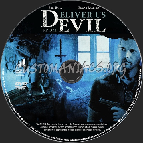 Deliver Us From Evil dvd label