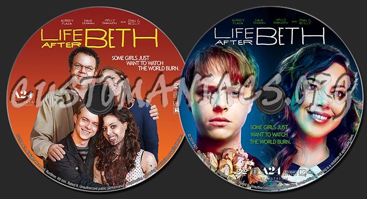 Life After Beth dvd label