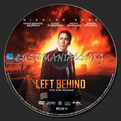 Left Behind dvd label