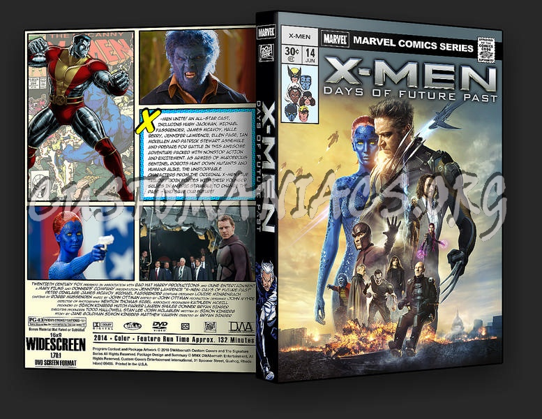 X-Men: Days of Future Past dvd cover