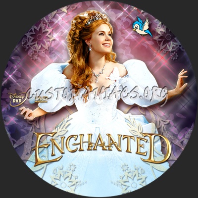 Enchanted dvd label