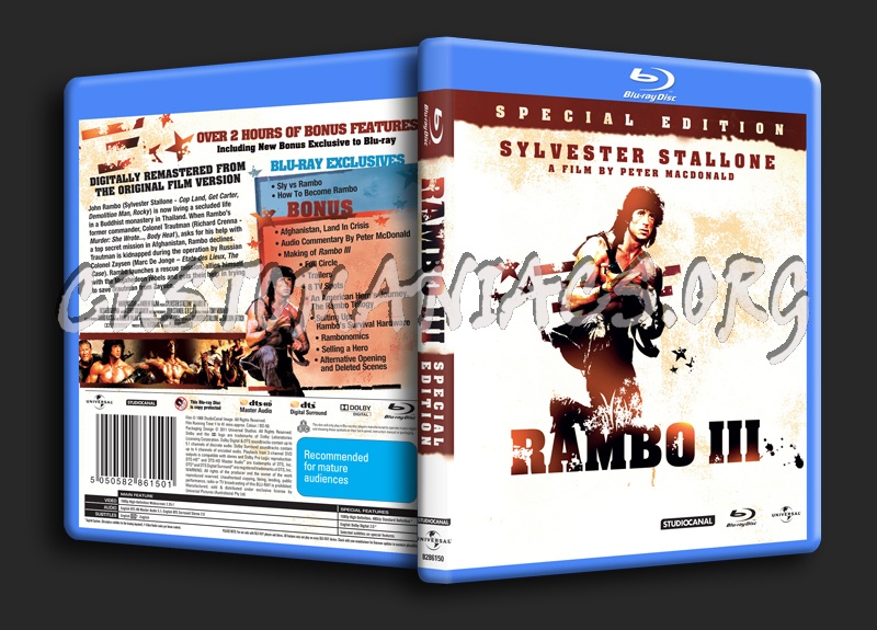 Rambo III blu-ray cover