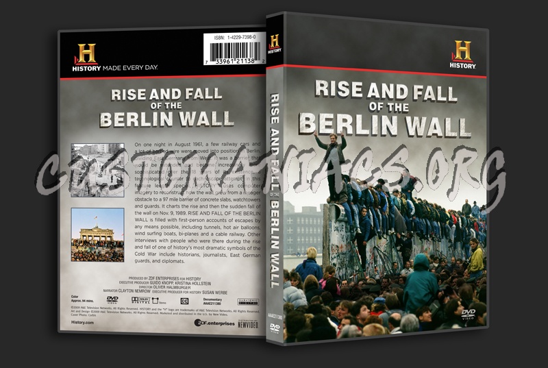 Rise and Fall of the Berlin Wall dvd cover