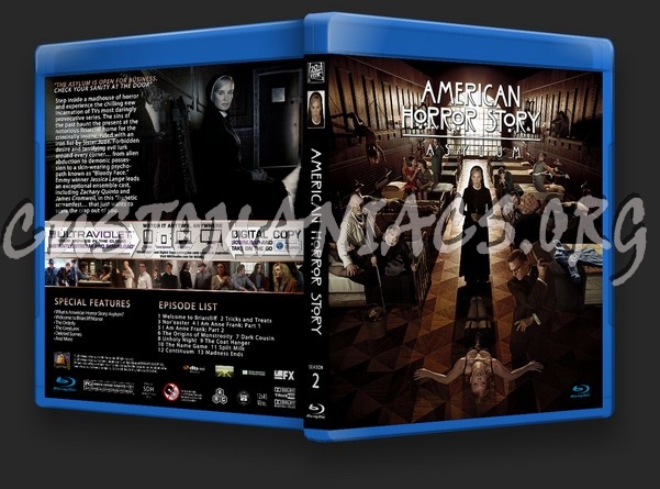 American Horror Story Season 2 blu-ray cover