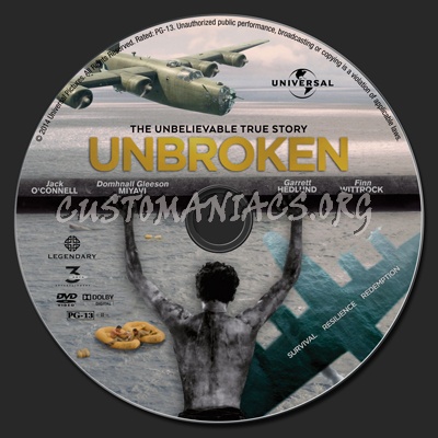 Unbroken dvd label