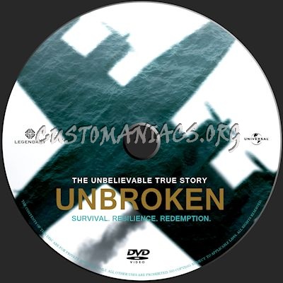 Unbroken dvd label