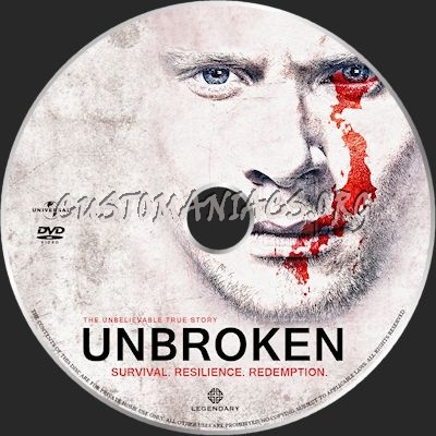 Unbroken dvd label