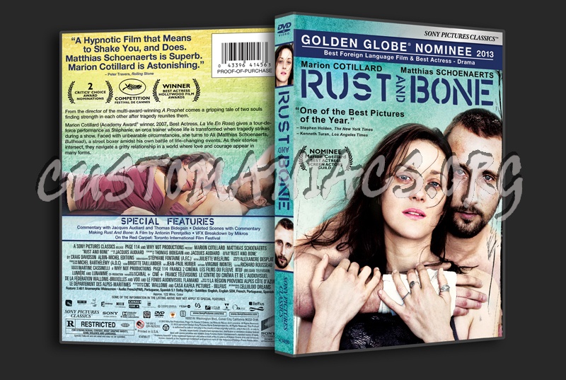 Rust and Bone dvd cover