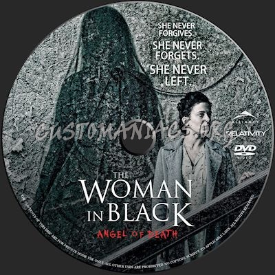 Woman in Black: Angel of Death dvd label