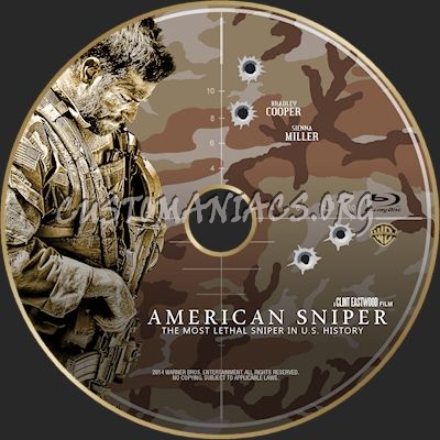 American Sniper blu-ray label