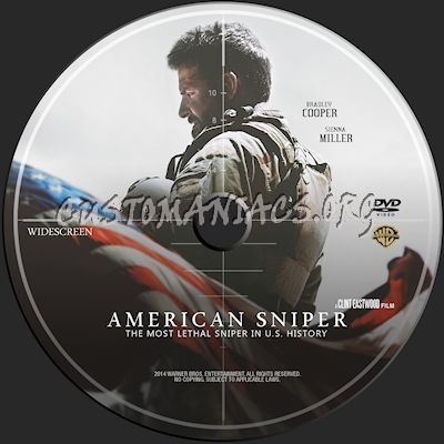 American Sniper dvd label