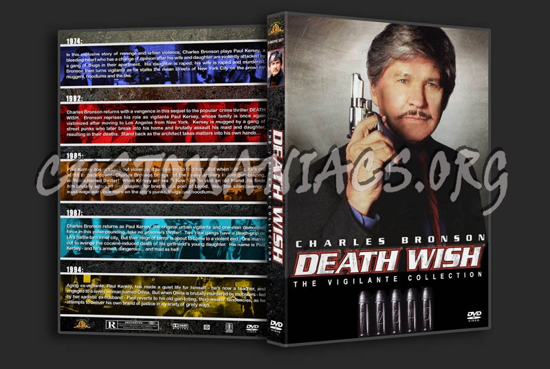 Death Wish: The Vigilante Collection dvd cover