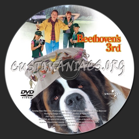 Beethoven's 3rd dvd label - DVD Covers & Labels by Customaniacs, id ...