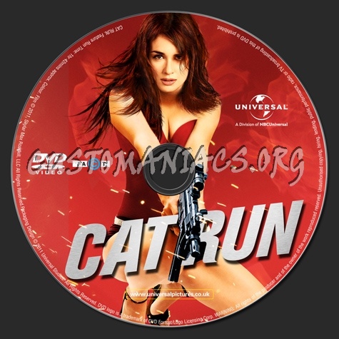 Cat Run dvd label