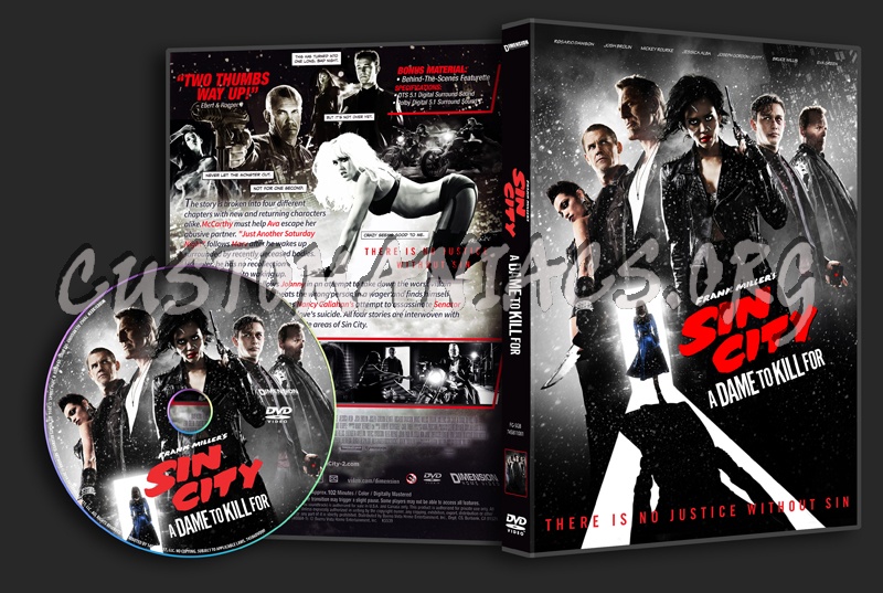 Sin City A Dame to Kill For dvd cover