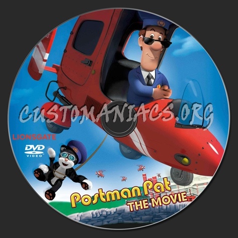 Postman Pat the Movie dvd label DVD Covers Labels by