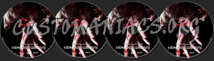 Hemlock Grove Season 1 dvd label