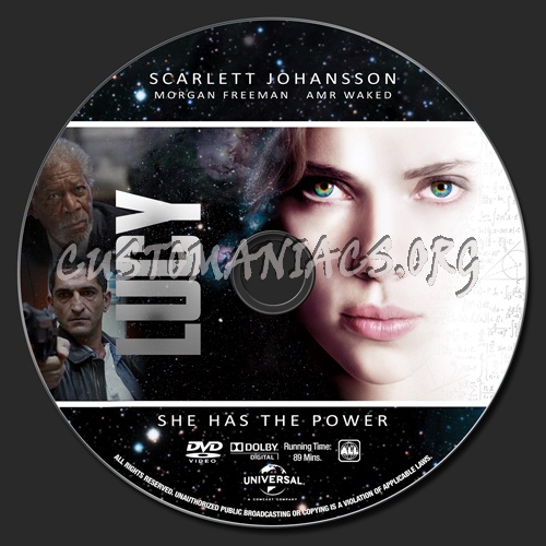 Lucy dvd label