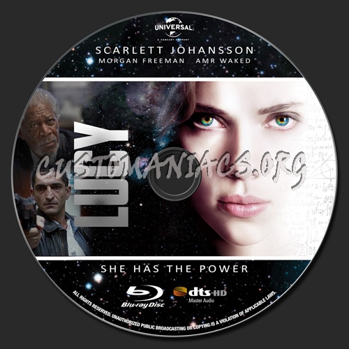 Lucy blu-ray label