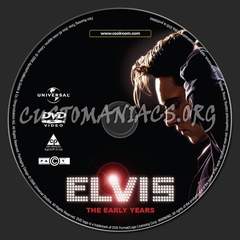 Elvis the Early Years dvd label