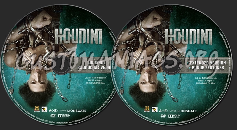 Houdini dvd label