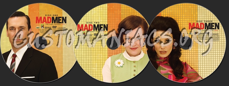 Mad Men Season 7 Part 1 dvd label