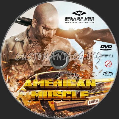 American Muscle dvd label