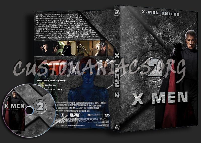 X-Men 2 dvd cover