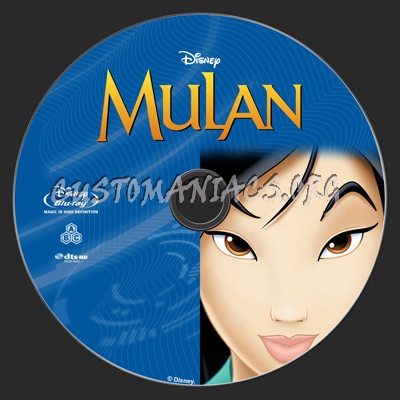 Mulan blu-ray label