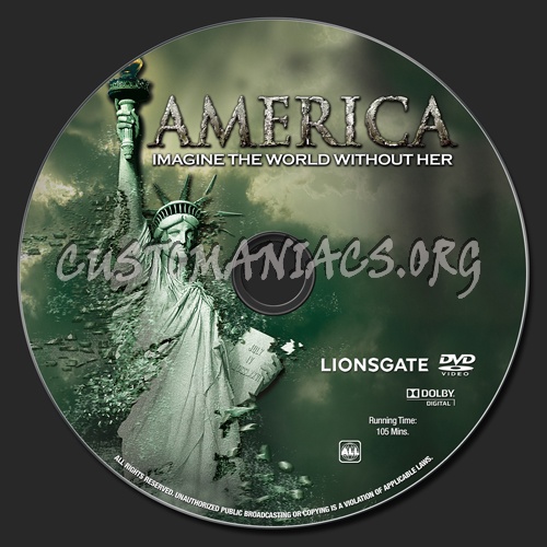 America: Imagine the World Without Her dvd label