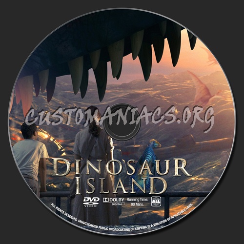 Dinosaur Island dvd label