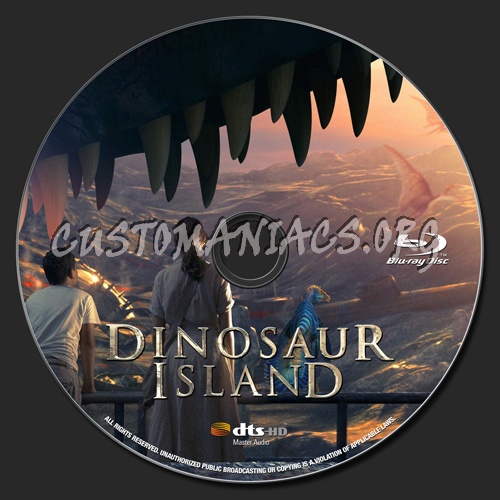 Dinosaur Island blu-ray label