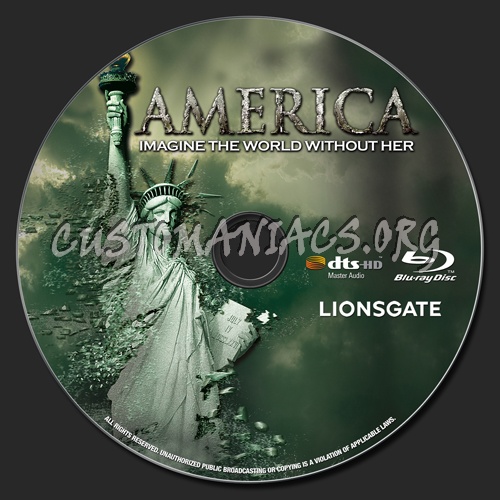 America: Imagine the World Without Her blu-ray label