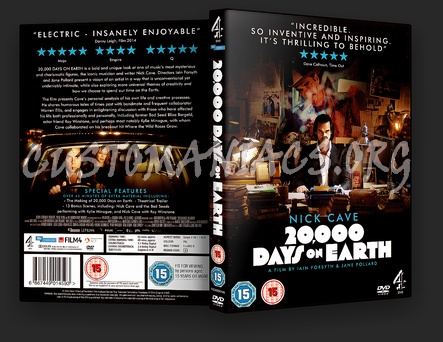 20,000 Days On Earth dvd cover