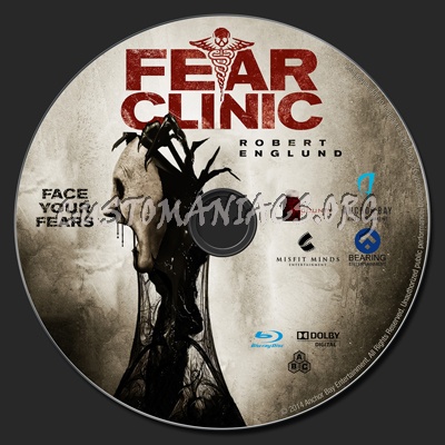 Fear Clinic blu-ray label