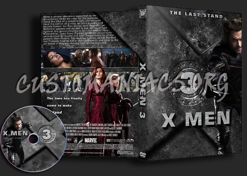 X-Men 3: The Last Stand dvd cover