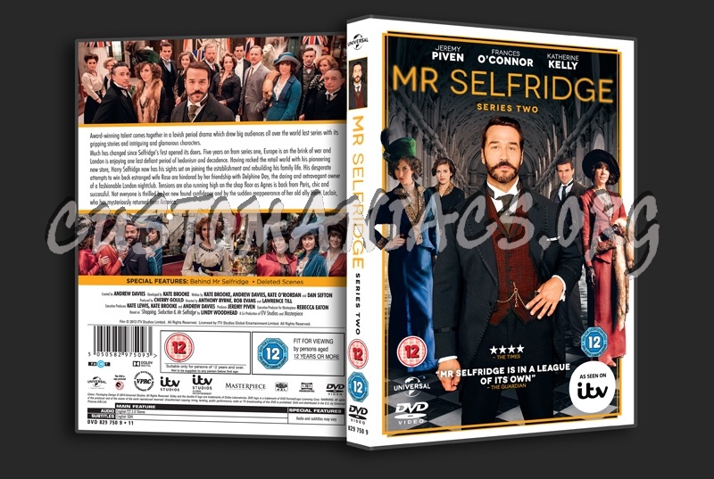 Mr Selfridge Series 2 dvd cover