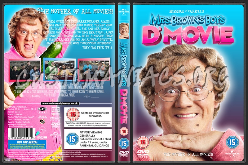 Mrs Browns Boys Da Movie dvd cover