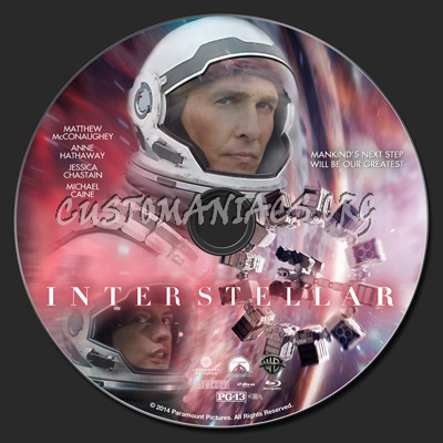 Interstellar blu-ray label