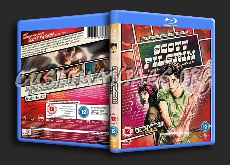 Scott Pilgrim vs the World blu-ray cover