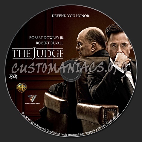 The Judge (2014) dvd label