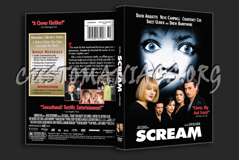 Scream dvd cover