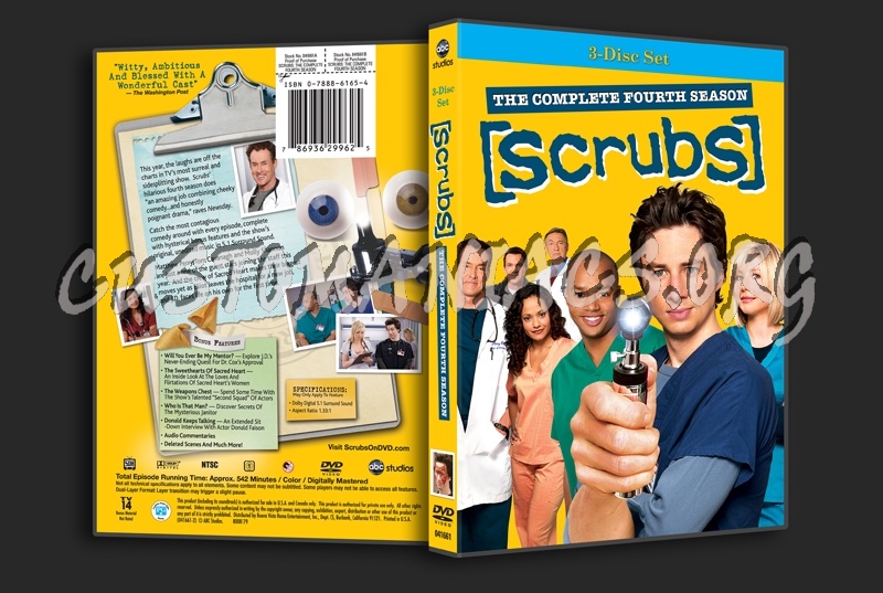 Scrubs Season 4 dvd cover