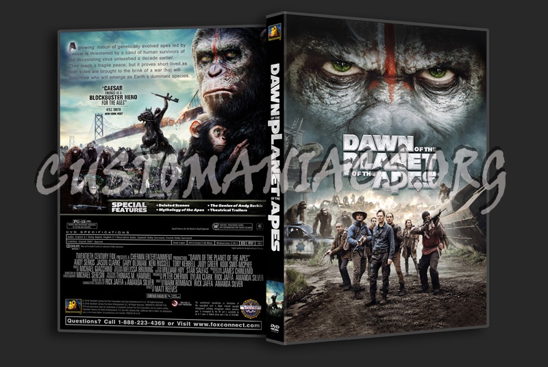 Dawn of the Planet of the Apes dvd cover